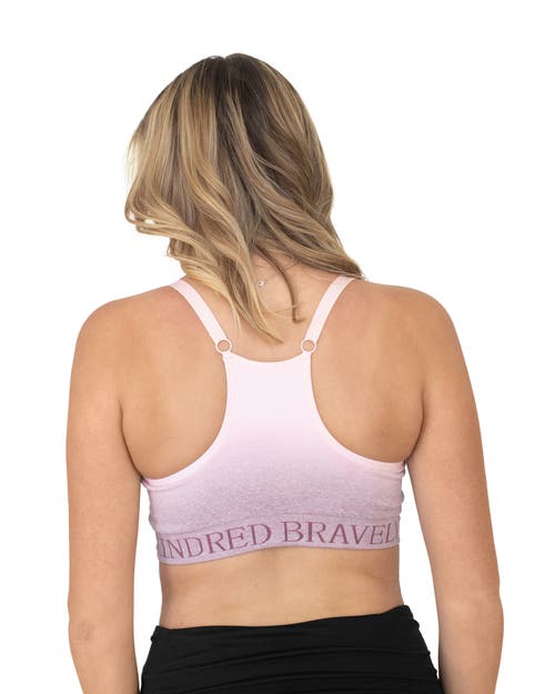 Kindred Bravely Women's Busty Sublime Hands-free Pumping & Nursing Sports Bra In Pink