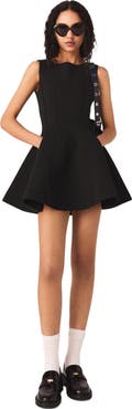 maje Skater dress with jewelled bows
