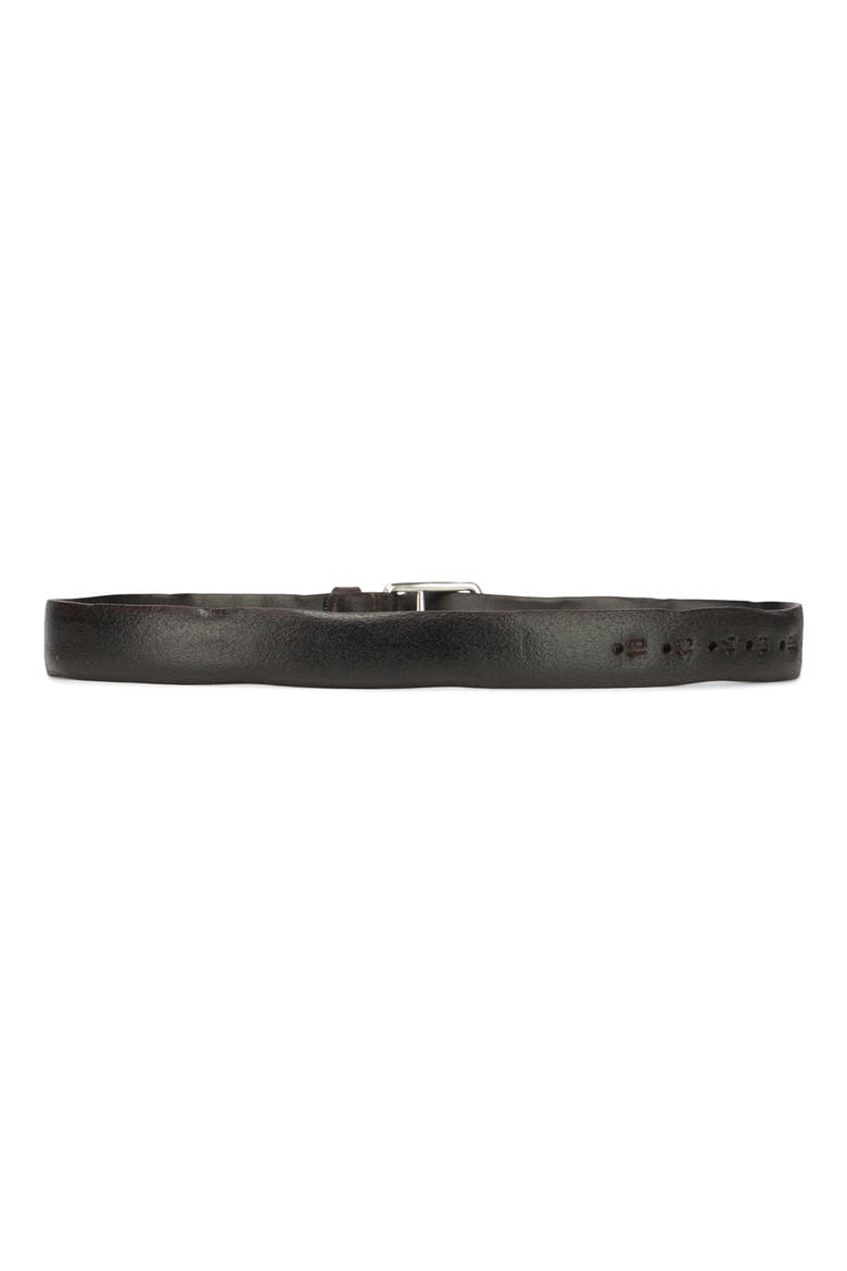 Crockett Leather Belt, Alternate, color, Brown