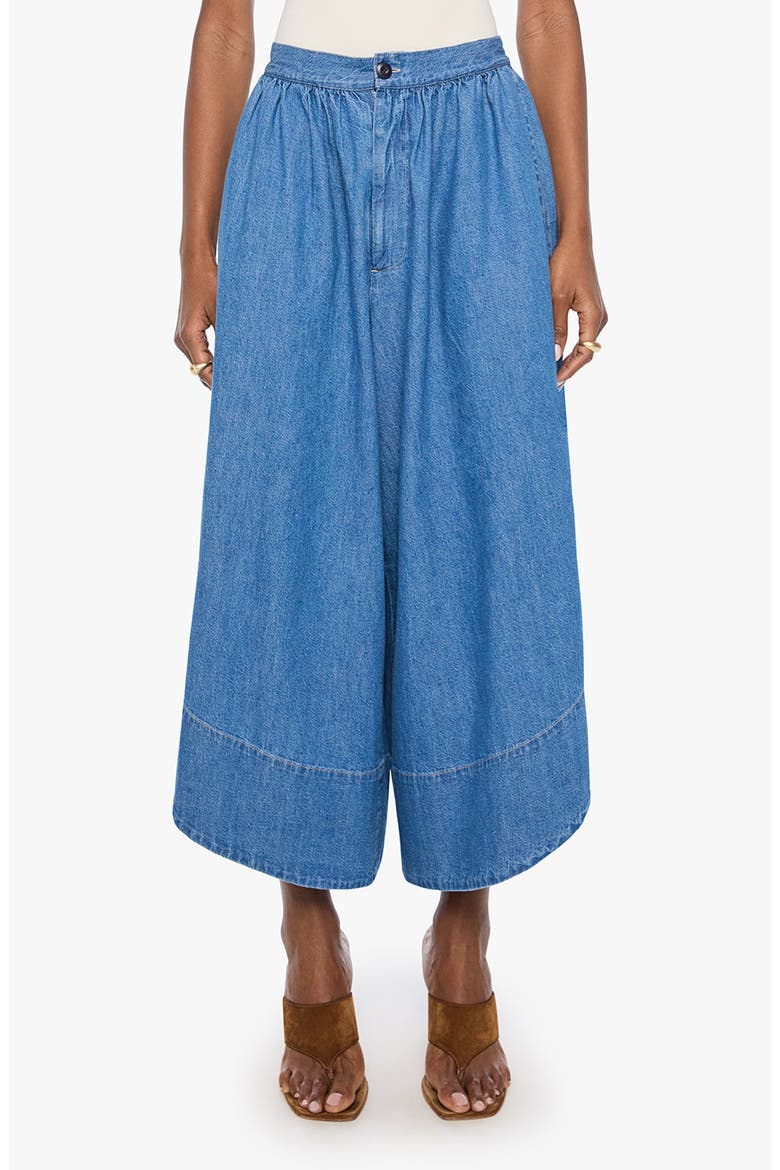The Bubble Magic Lamp High Waist Crop Wide Leg Jeans, Main, color, RATTLE ME THIS