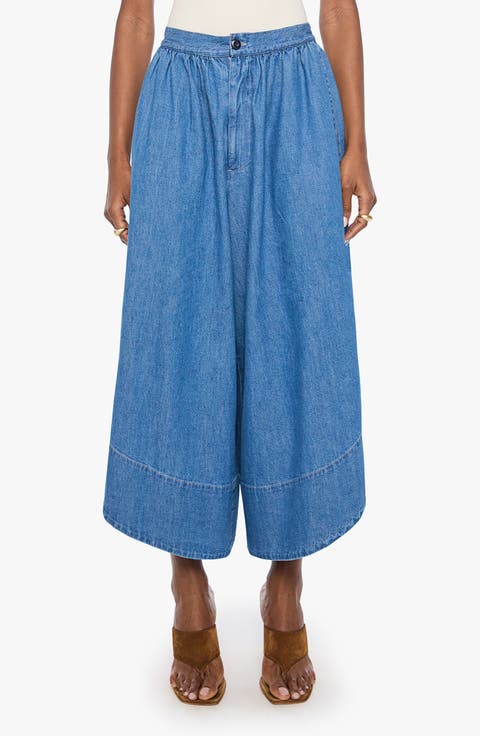 The Bubble Magic Lamp High Waist Crop Wide Leg Jeans