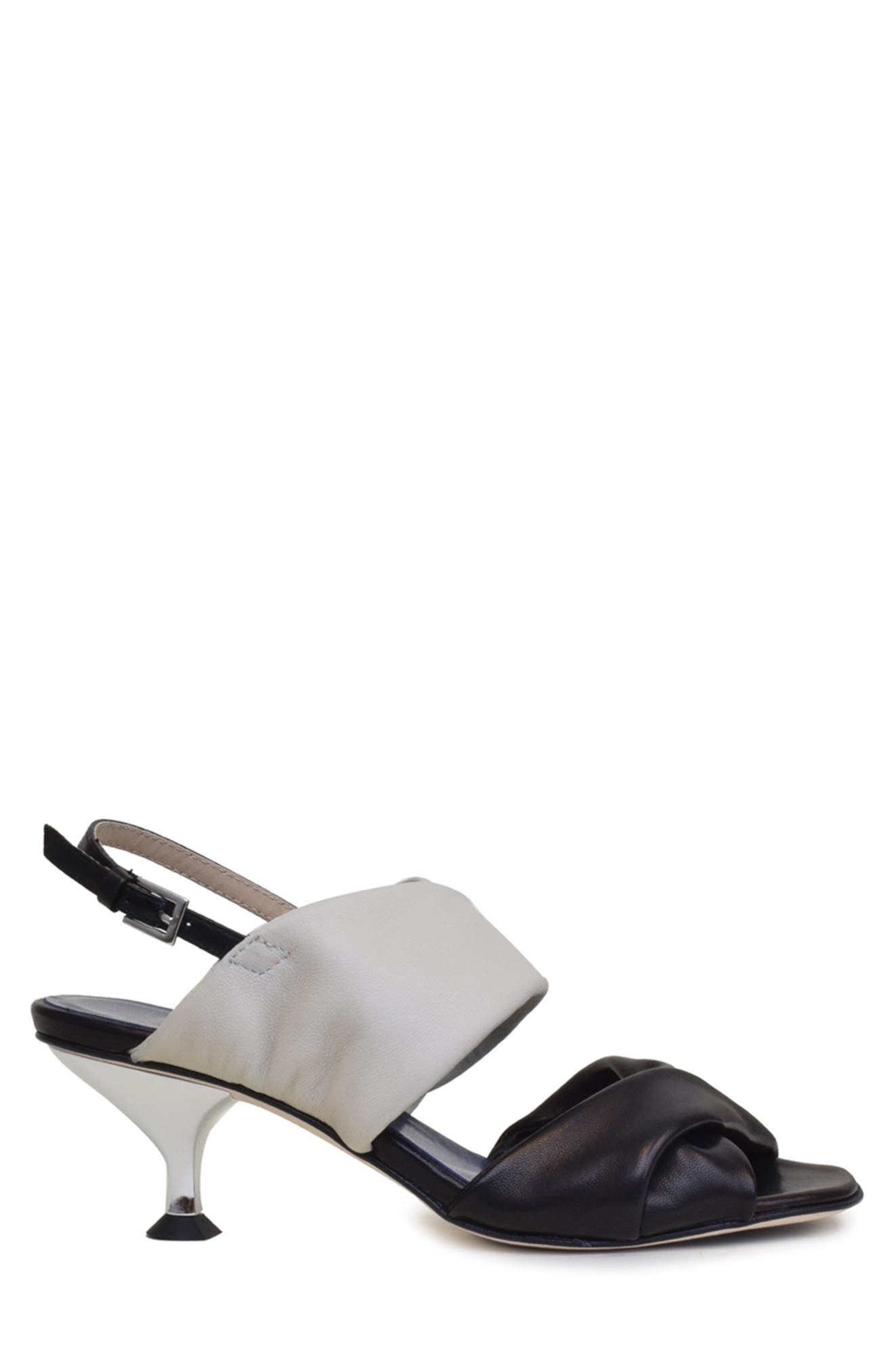 Valentina Rangoni Tirana Foldover Leather Slingback Sandal, Alternate, color, 