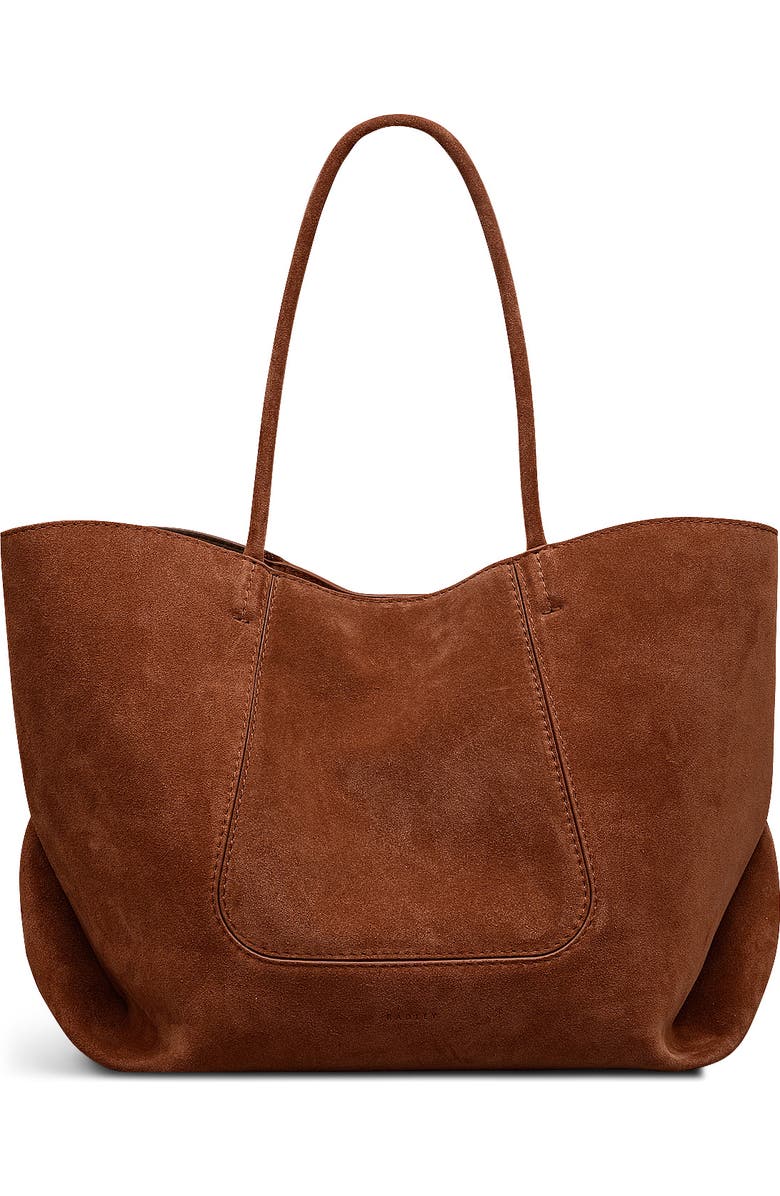 Radley The Compton - Suede Medium Ziptop Shoulder Bag, Main, color,
