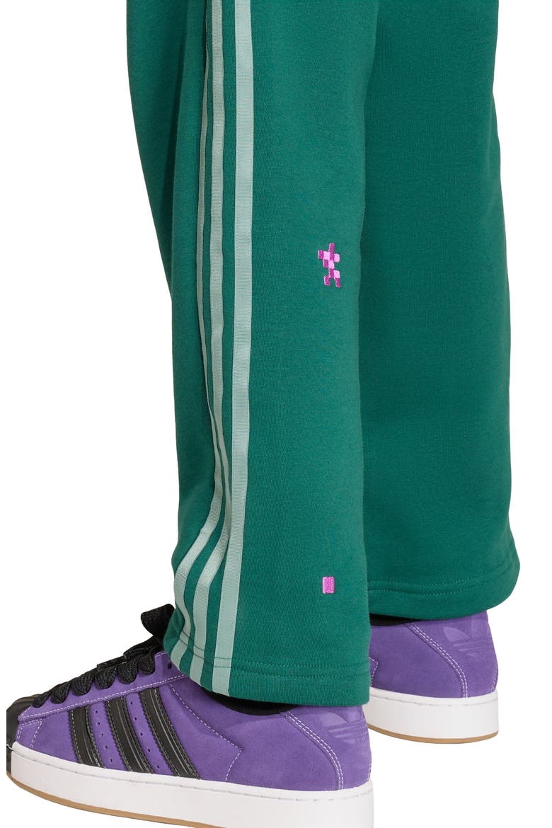Kids' Minecraft 3-Stripes Trefoil Track Pants, Alternate, color, COLLEGIATE GREEN