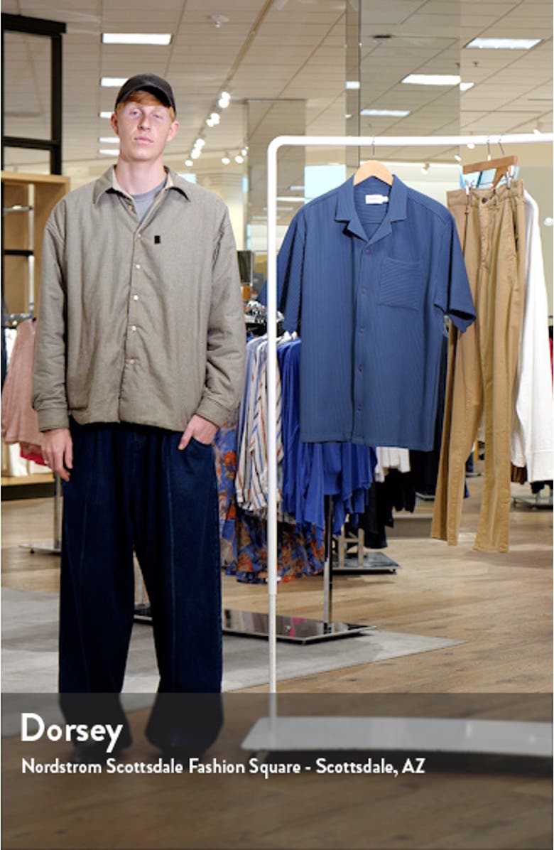 Oversize Plissé Camp Shirt, sales video thumbnail