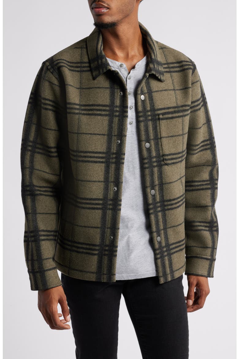 Ballard Check Shirt Jacket, Main, color, OREGANO