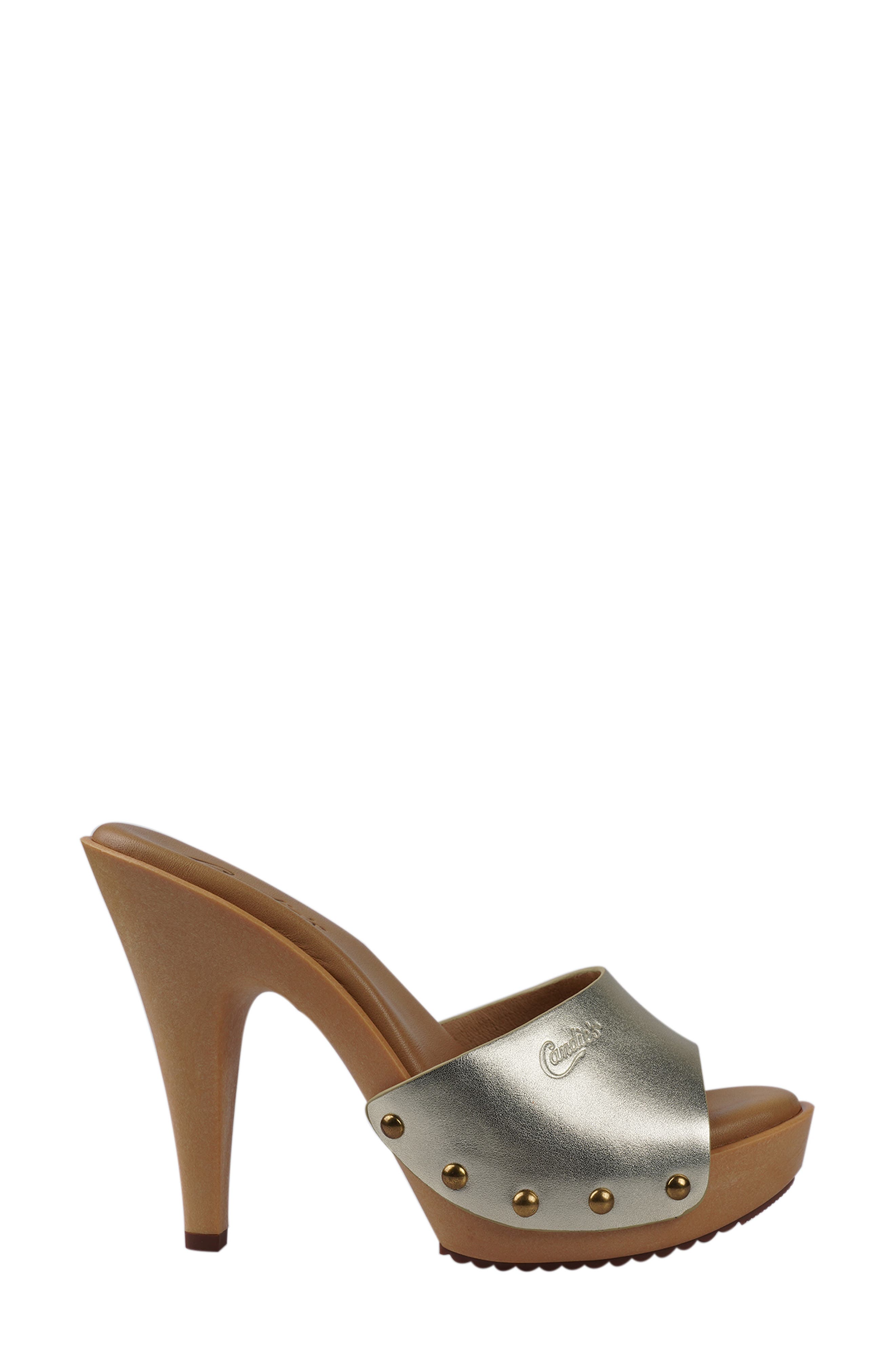 Candie's Viviana Platform Sandal, Alternate, color, Platinum