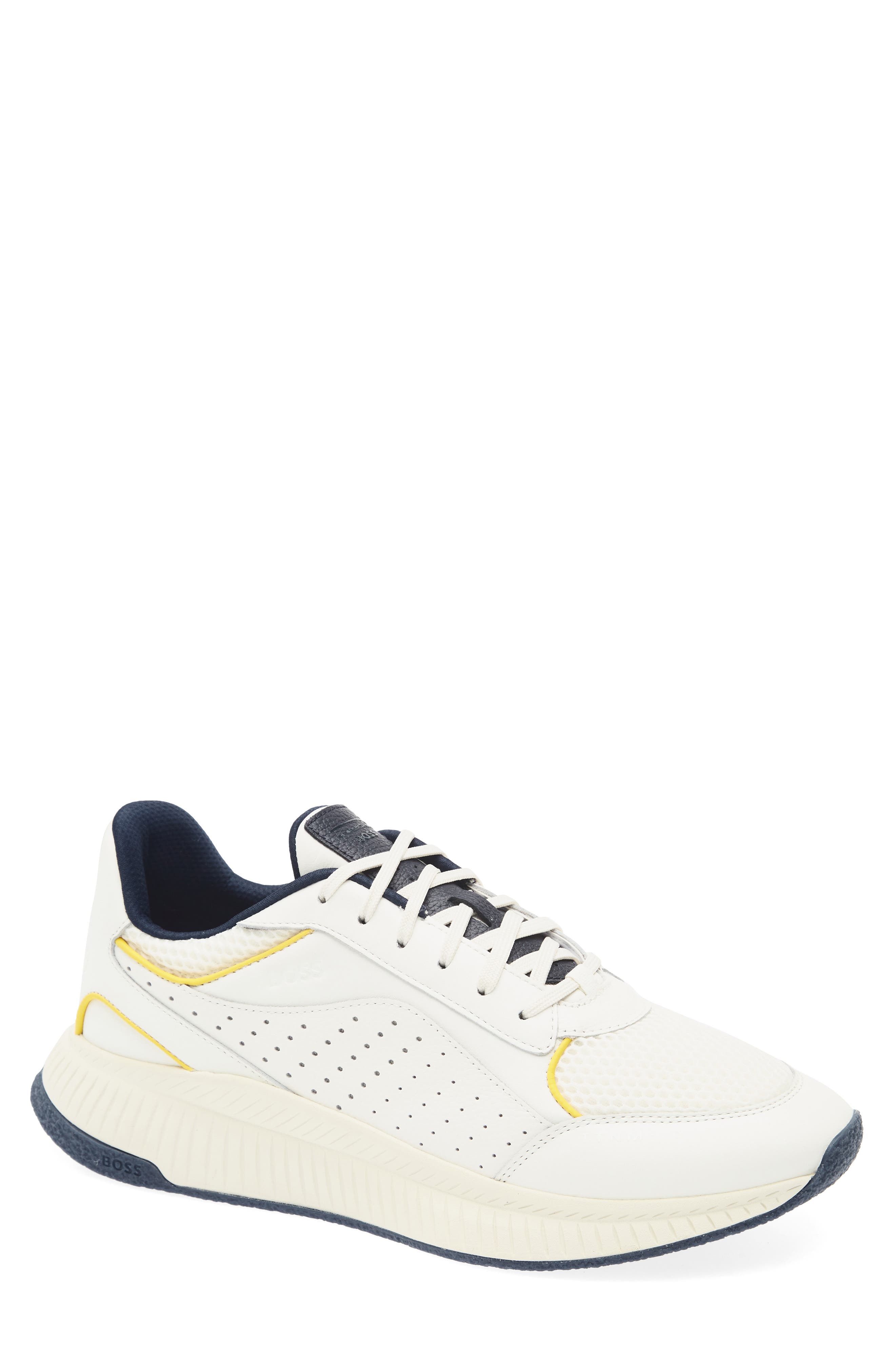 BOSS TTNM EVO Runn Sneaker, Main, color, Open White