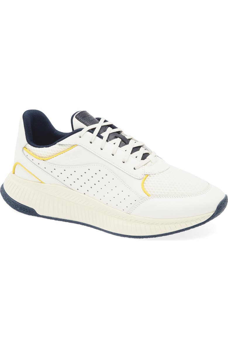 BOSS TTNM EVO Runn Sneaker, Main, color, Open White