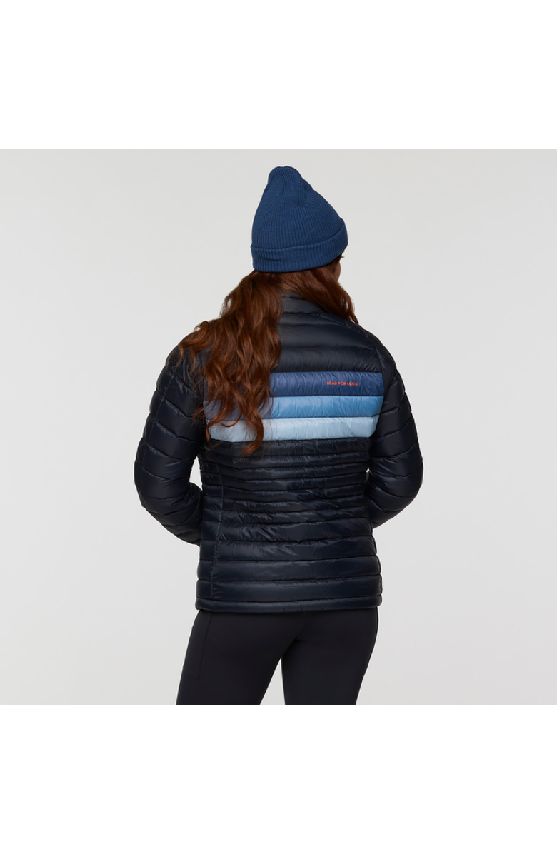 Cotopaxi Fuego Down Jacket - Women's, Alternate, color, Carbon Stripes