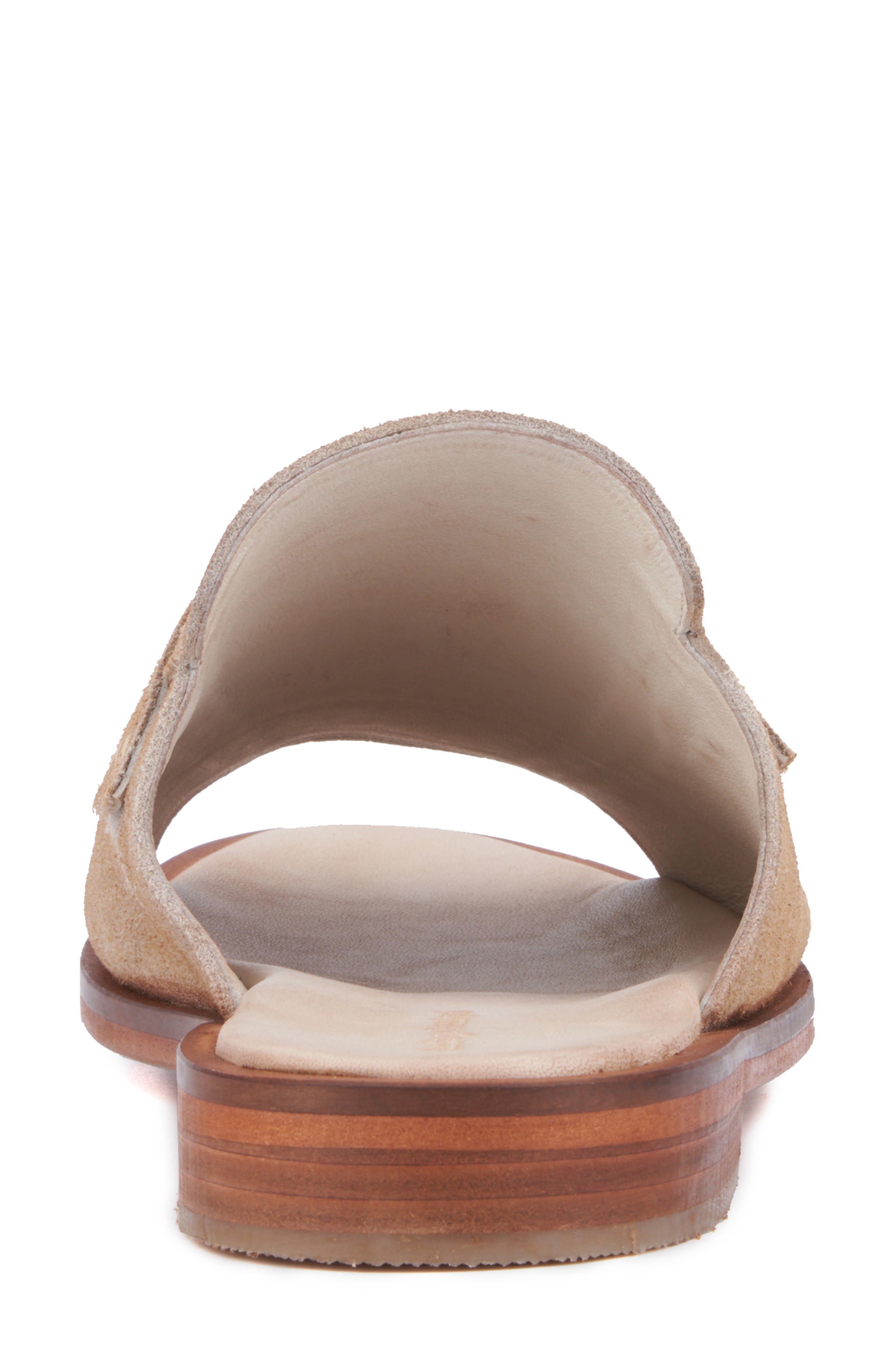 VINTAGE FOUNDRY Tracey Penny Loafer Sandal, Alternate, color, Ivory