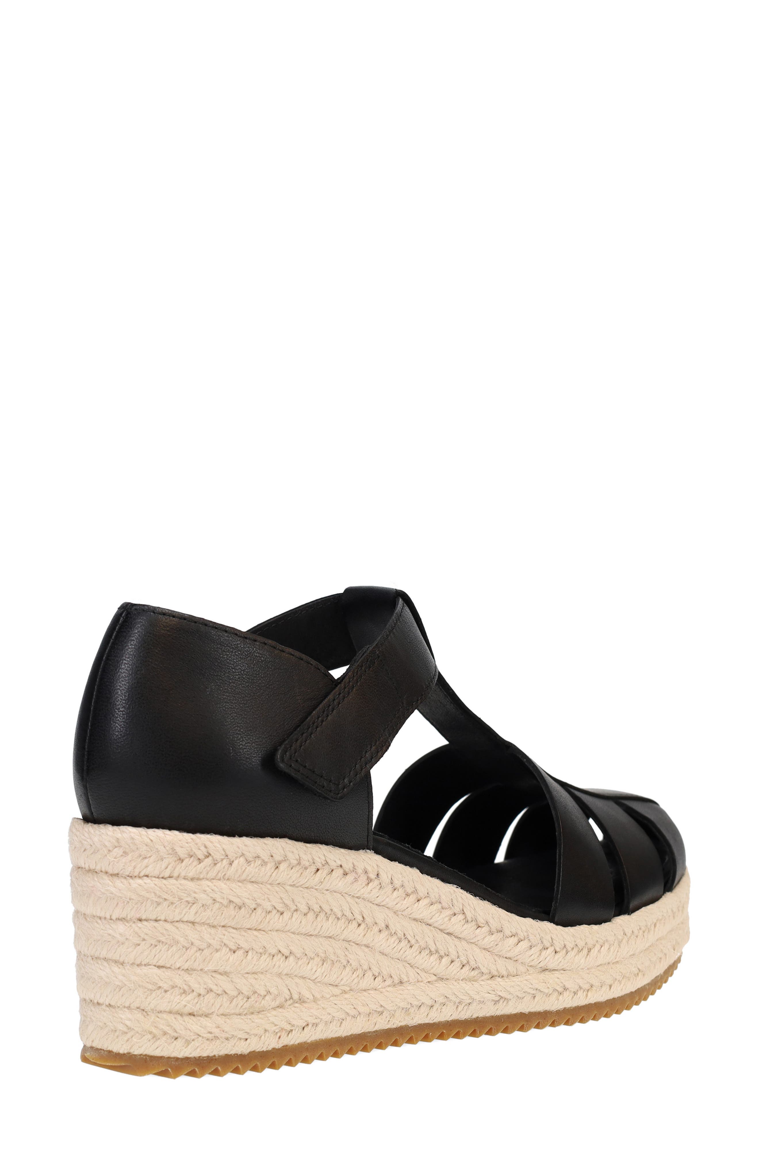 Eileen Fisher Tilly Jute Wedge Fisherman Sandal, Alternate, color, 