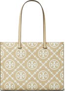 Tory Burch T Monogram Embossed Leather Tote