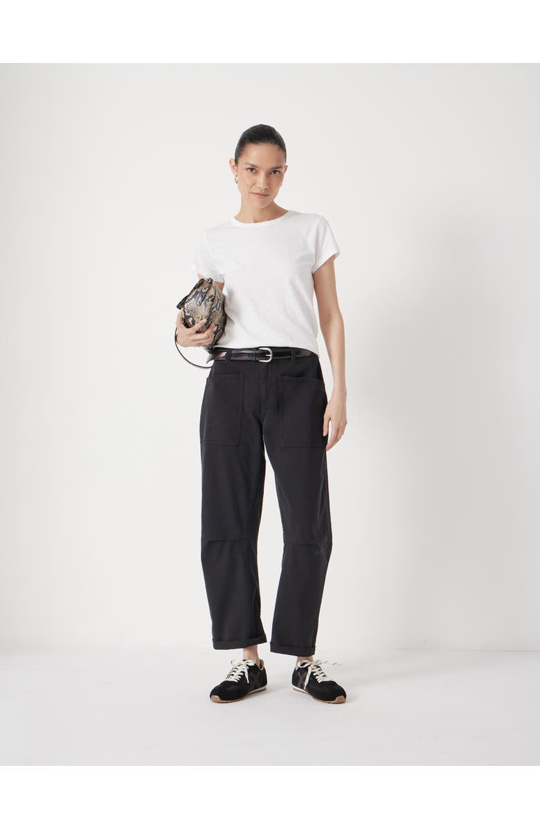 Hush Cordi Barrel Leg Pants, Alternate, color, Dark Charcoal Grey