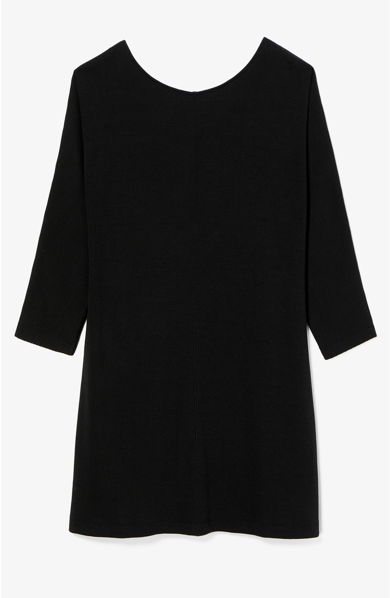 M.M.LaFleur Ivana Toss-On Dress - Ribbed Pima Modal, Alternate, color, Black