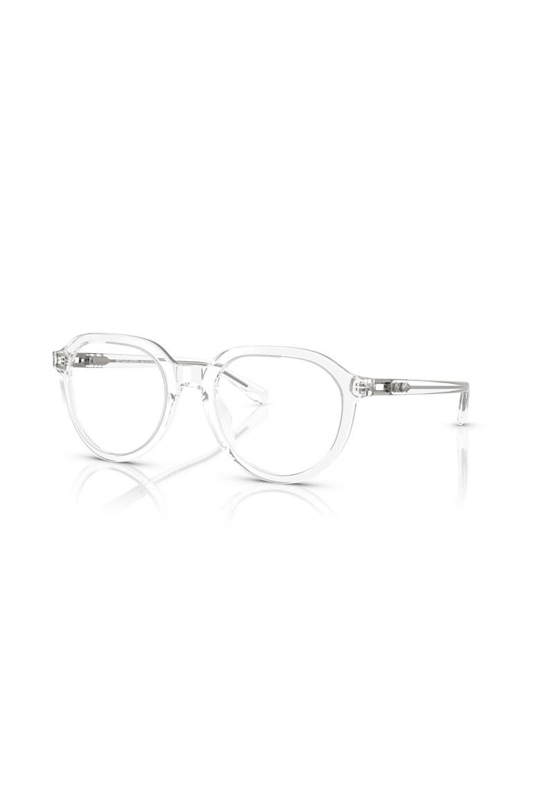 53mm Round optical glasses, Main, color, Transparent