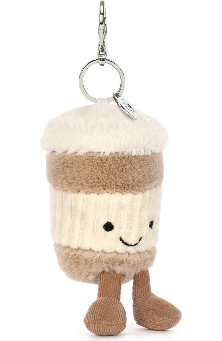Jellycat Amuseables Coffee To-Go Cup Bag Charm, Main, color,