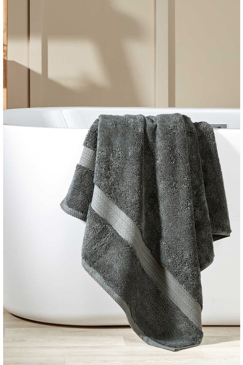 Renaissance Classic 100% Egyptian Cotton 8 Piece Towel Set, Alternate, color, Ash Gray