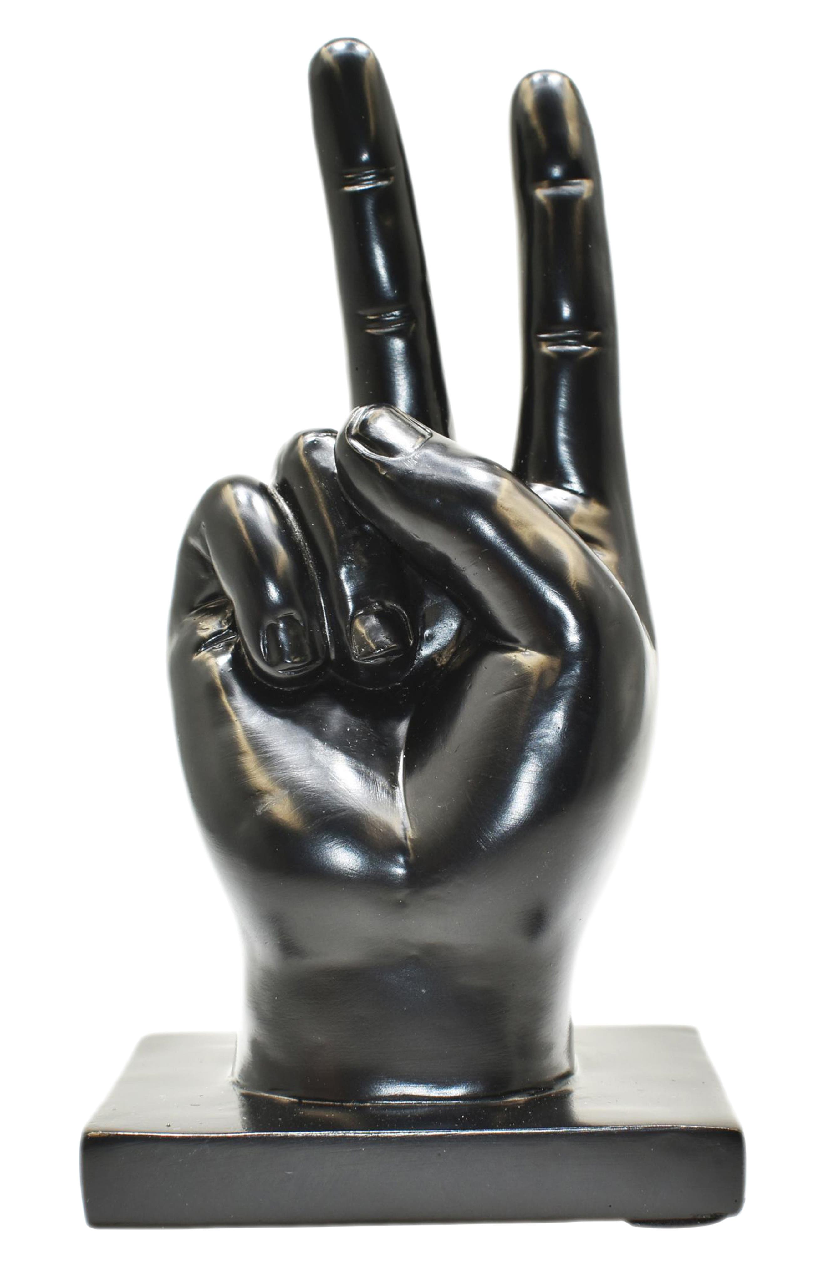 Peace Sign Sculpture