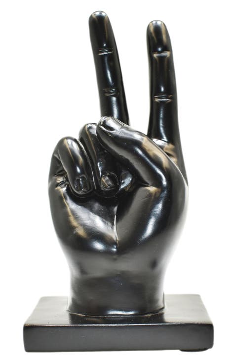 Peace Sign Sculpture