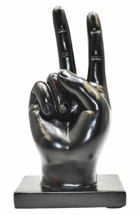 Peace Sign Sculpture