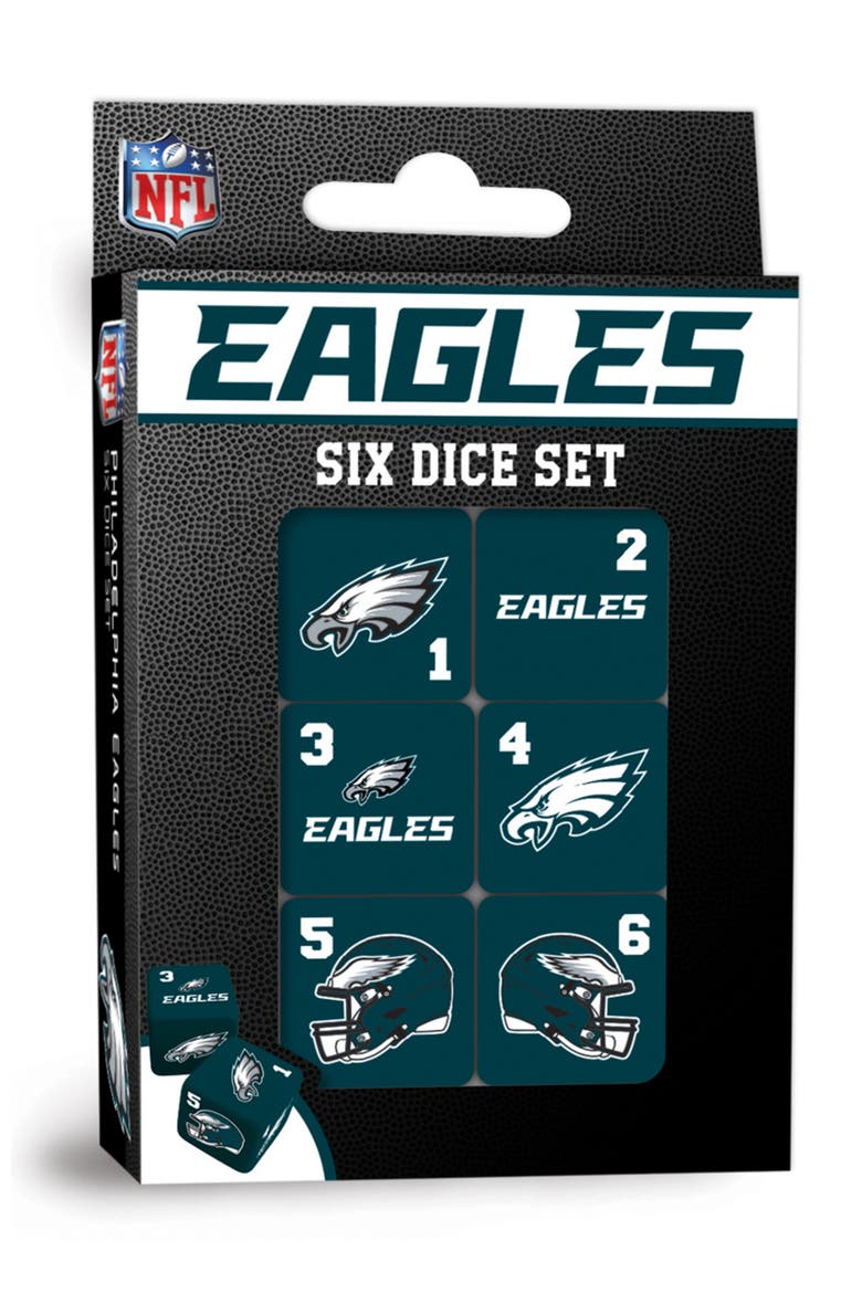 Philadelphia Eagles Dice Set - 19mm, Main, color, Multicolor