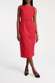 Frances Valentine Audrey Belted Midi Dress
