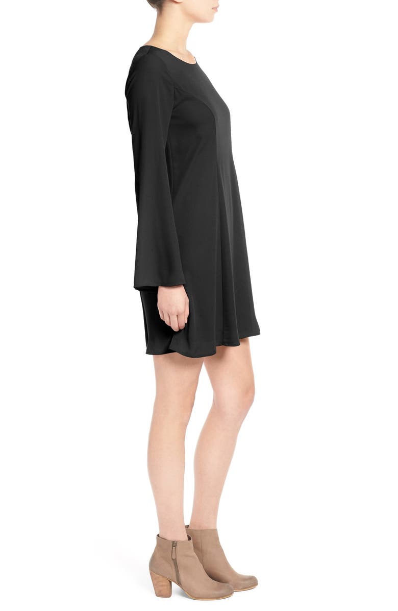EVERLY Long Sleeve Shift Dress, Alternate, color, 