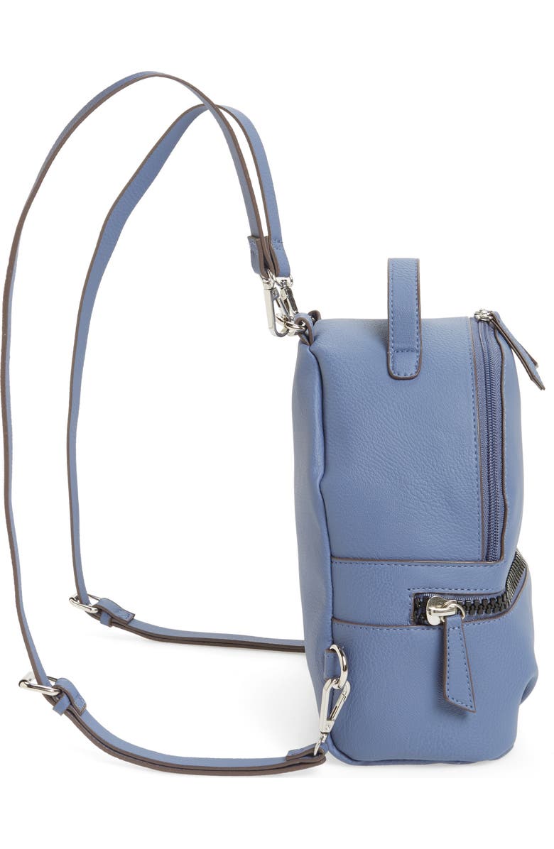 T-Shirt & Jeans Textured Faux Leather Mini Backpack, Alternate, color,