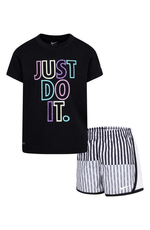 Kids' Graphic T-Shirt & Shorts Set (Little Kid)