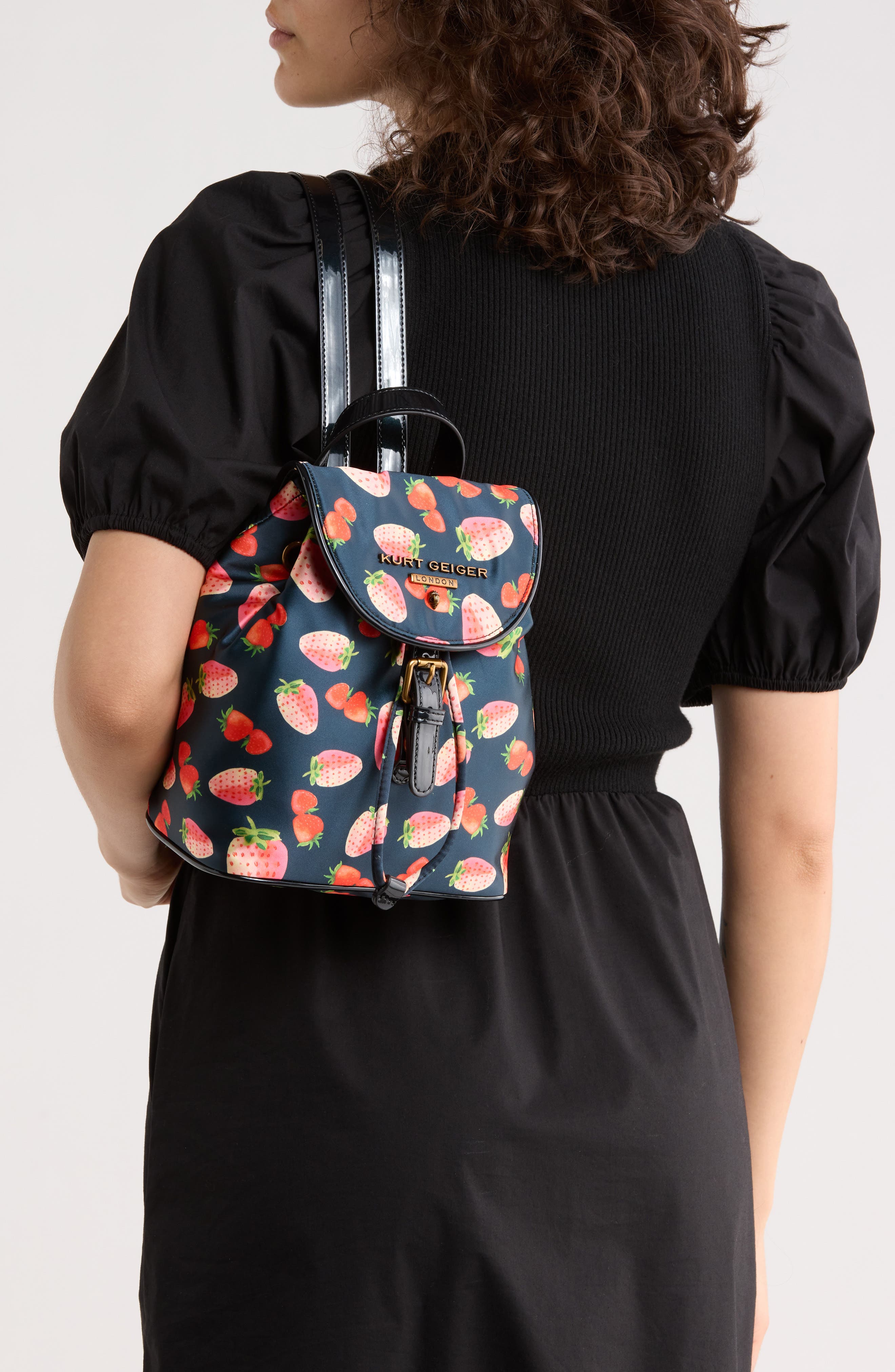 Kurt Geiger London Portobello Small Backpack, Alternate, color, Open Blue