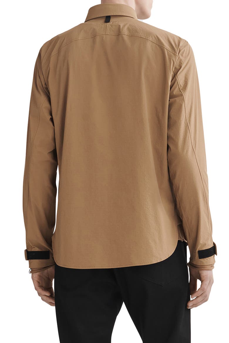 Flyweight Ripstop Snap-Up Shirt, Alternate, color, ERMINE