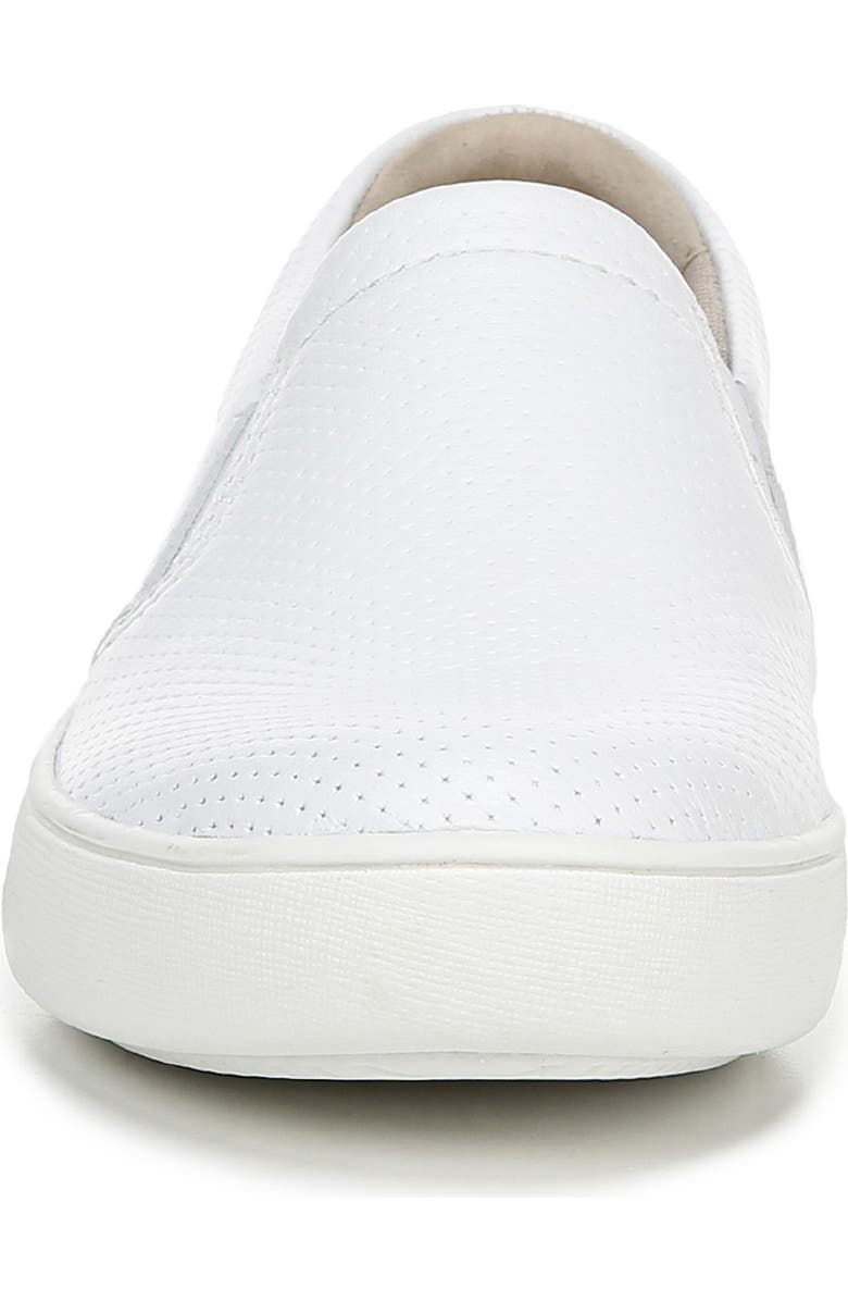 Naturalizer Marianne Slip-On Sneaker, Alternate, color, White Perforated Leather