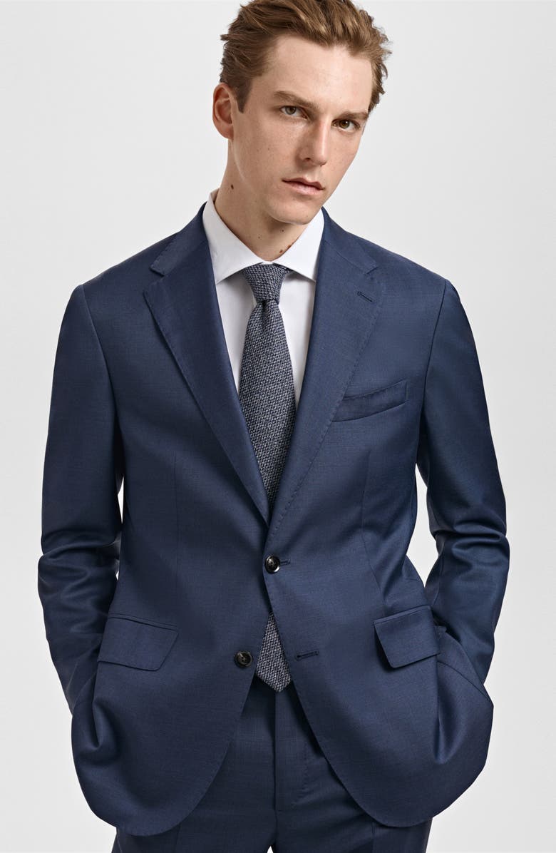 MANGO Venice Slim Fit Wool Suit Blazer, Alternate, color,