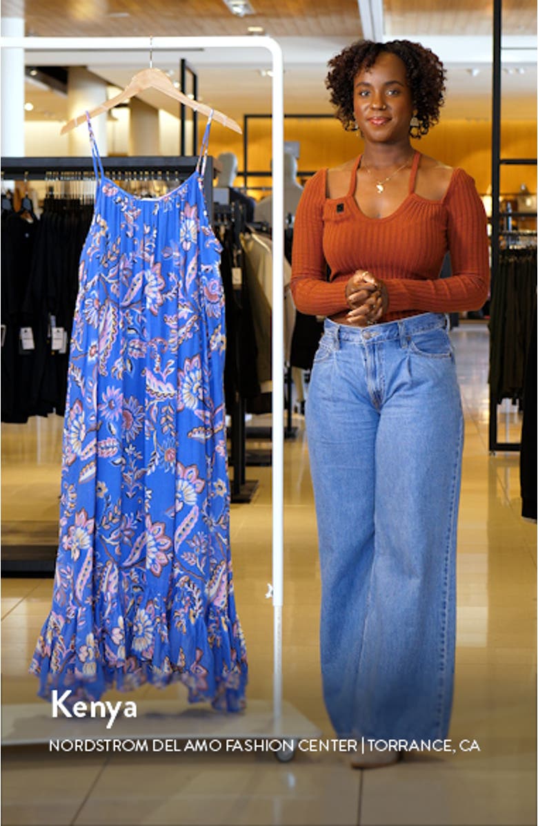 Floral Cotton Sundress, sales video thumbnail