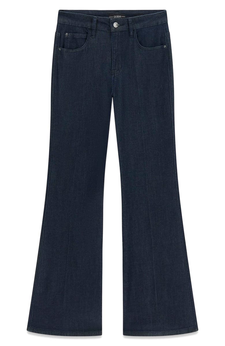 GUESS Belle High Waist Flare Leg Jeans, Alternate, color, Blue