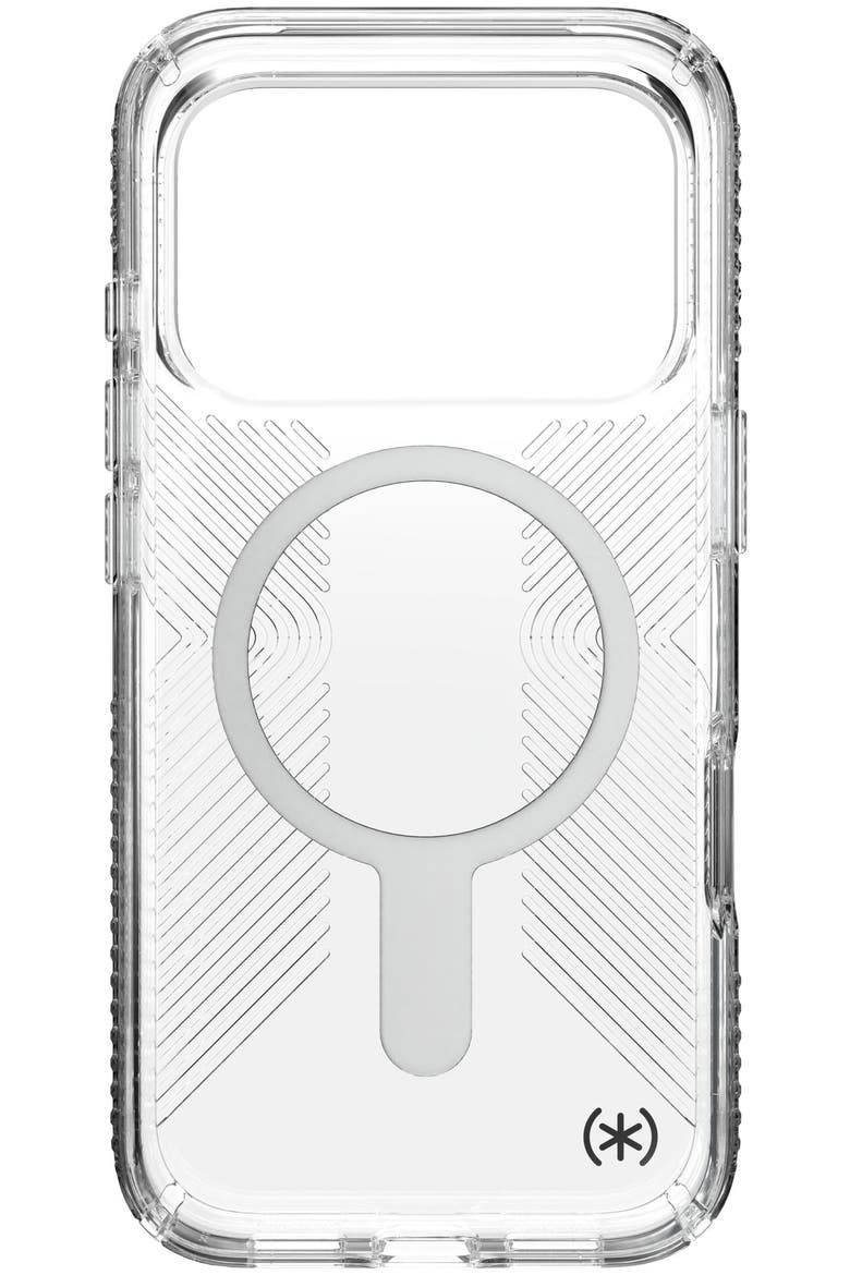 Presidio Perfect Clear Grip Case with ClickLock for Apple iPhone 17 Pro, Alternate, color, CLEAR