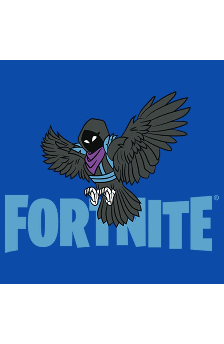 FORTNITE Boy's Fortnite Raven Logo  Graphic T-Shirt, Alternate, color, Royal Blue