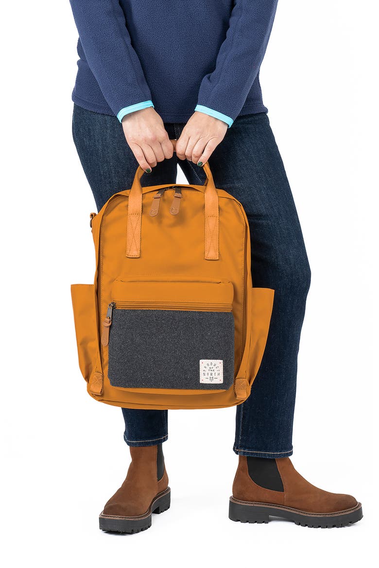 Elkin Sustainable Diaper Backpack, Alternate, color, BUCKTHORN