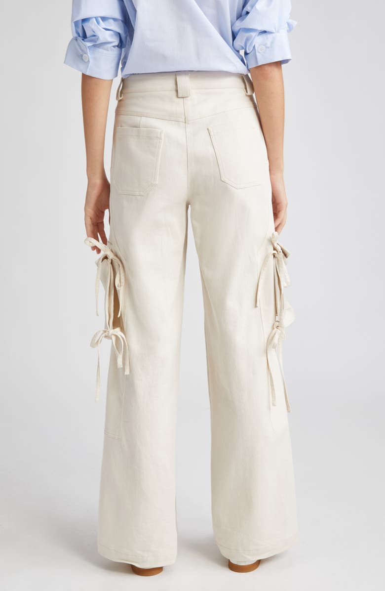 TWP Cody Wide Leg Cargo Pants, Alternate, color, Winter White