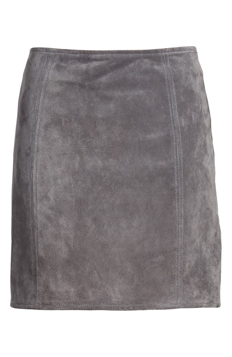 BLANKNYC A-Line Suede Skirt, Alternate, color,