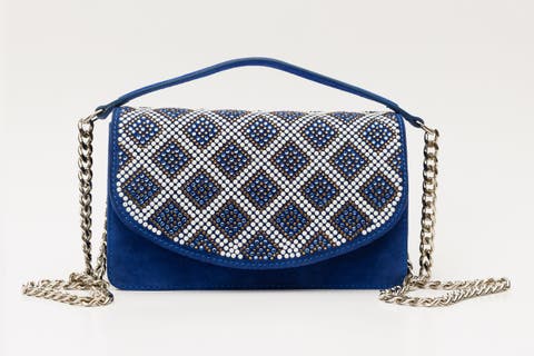 The Nampula Glitter Leather Handbag