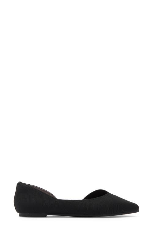 Shop Me Too Aria Half D'orsay Flat In Black