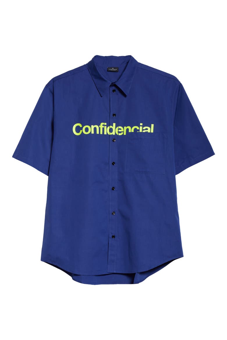 Confidencial Pocket Shirt, Alternate, color, BLUE LIME