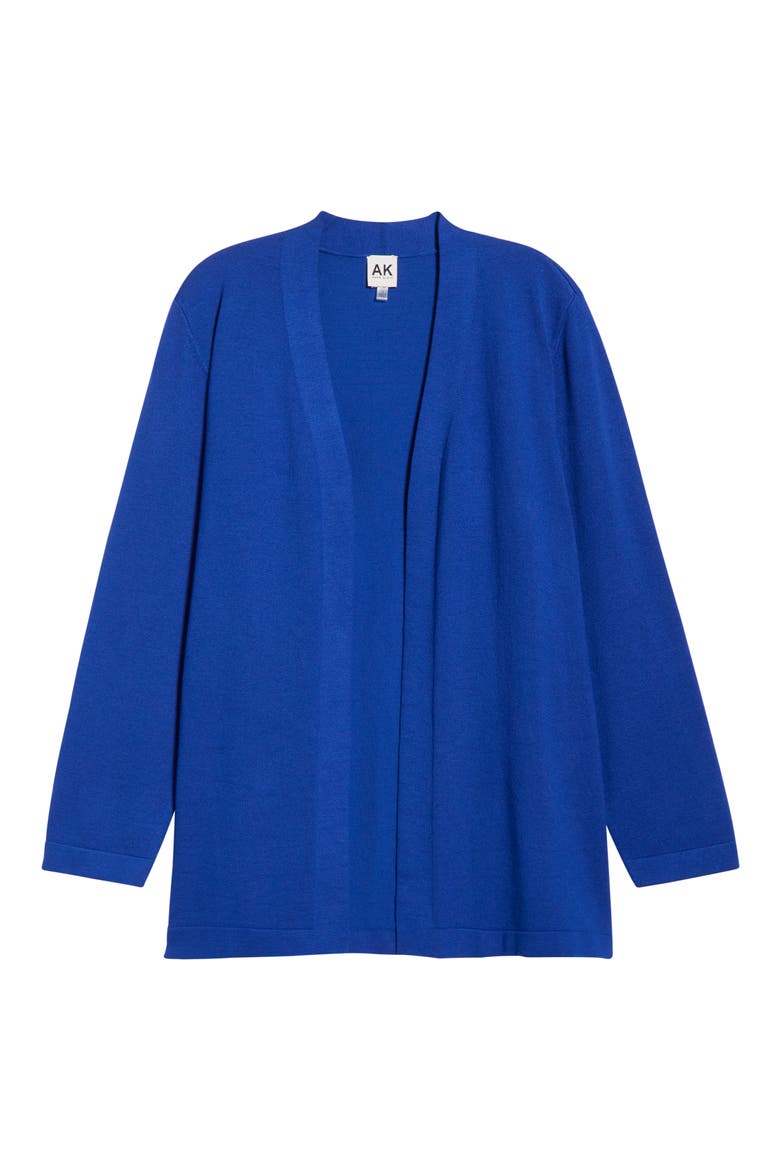 Chatham Open Front Cardigan, Alternate, color, SANTORINI BLUE