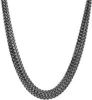 AllSaints Double Layered Carabiner Clip Necklace
