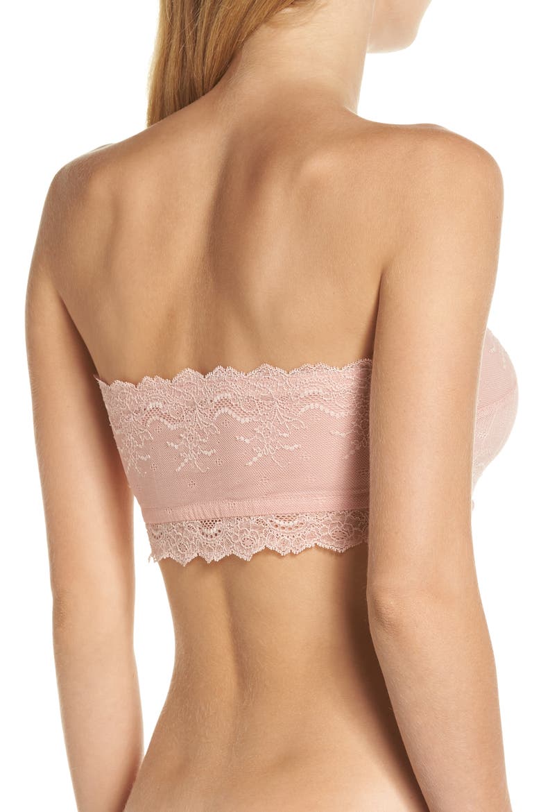 Undie-Tectable Bandeau Bra, Alternate, color, VINTAGE ROSE