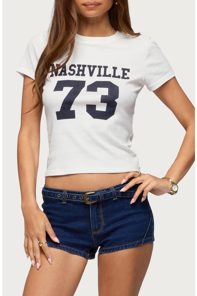 Nashville Cotton Graphic T-Shirt, Main, color, WHITE