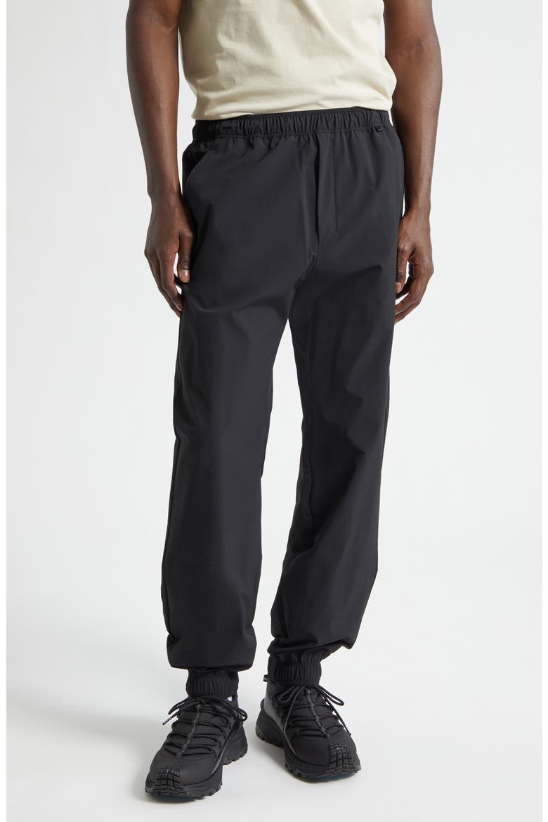 Stretch Nylon Cargo Joggers, Main, color, BLACK
