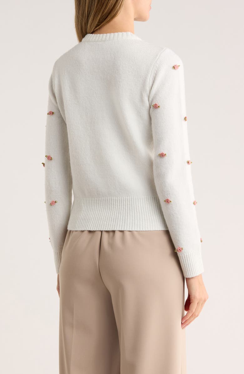 Love By Design Rose Marie Cardigan, Alternate, color, Cloud Dancer